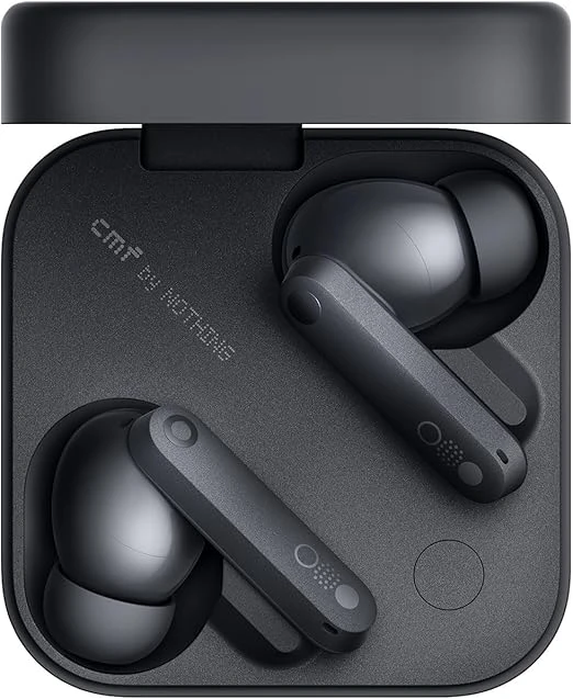 CMF Buds Pro 2 Wireless Earbuds with ChatGPT Integration, Hi-RES Audio with LDAC 50dB Hybrid Noise Cancellation, IP55 Waterproof, 43 Hours Playtime, 6 HD Microphone Headphones, Dark Grey